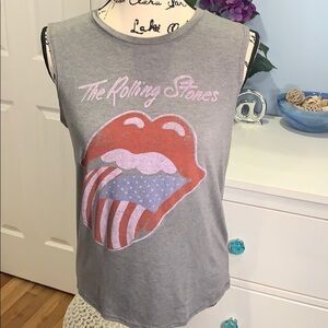 The Rolling Stones Flag Graphic Tank Top